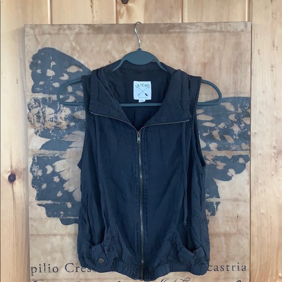 LA Hearts/Pacsun Navy Sleeveless Vest - Size M - Picture 2 of 6